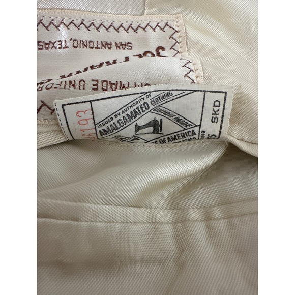 1970 US Air Force Officer Dress White Summer Uniform Coat Jacket Dinner USAF - Picture 11 of 12